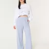 Hollister Feel Good Fleece Wide-Leg Pants,Hollister Feel Good Fleece Wide-Leg Pants
