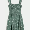 Hollister Saidie Chiffon Flutter Sleeve Mini Dress,Hollister Saidie Chiffon Flutter Sleeve Mini Dress