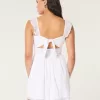 Hollister Saidie Chiffon Flutter Sleeve Mini Dress,Hollister Saidie Chiffon Flutter Sleeve Mini Dress