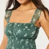 Hollister Saidie Chiffon Flutter Sleeve Mini Dress,Hollister Saidie Chiffon Flutter Sleeve Mini Dress