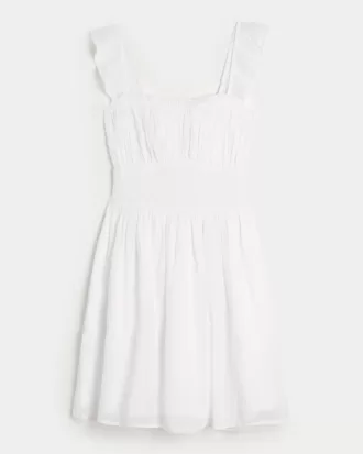 Hollister Saidie Chiffon Flutter Sleeve Mini Dress,Hollister Saidie Chiffon Flutter Sleeve Mini Dress