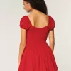 Hollister Sofia Drop-Waist Bubble Skort Dress,Hollister Sofia Drop-Waist Bubble Skort Dress