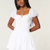 Hollister Sofia Drop-Waist Bubble Skort Dress,Hollister Sofia Drop-Waist Bubble Skort Dress