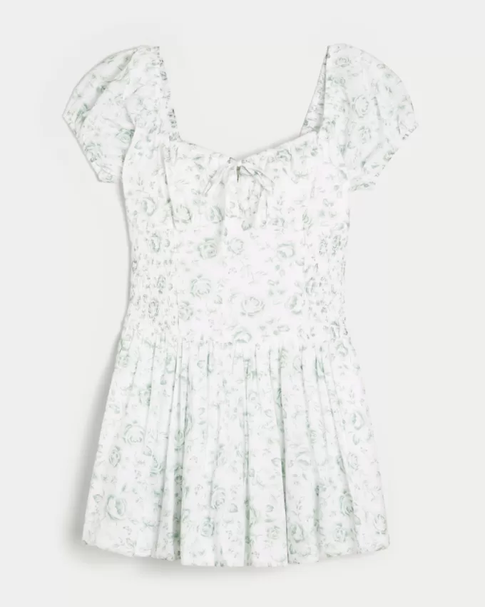 Hollister Sofia Drop-Waist Bubble Skort Dress,Hollister Sofia Drop-Waist Bubble Skort Dress