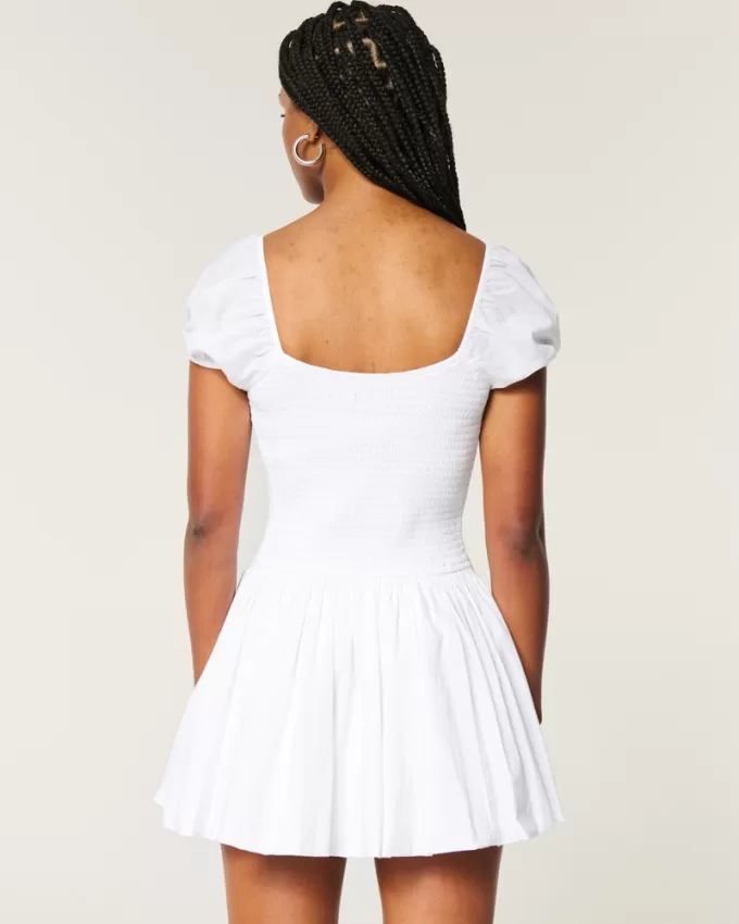 Hollister Sofia Drop-Waist Bubble Skort Dress,Hollister Sofia Drop-Waist Bubble Skort Dress