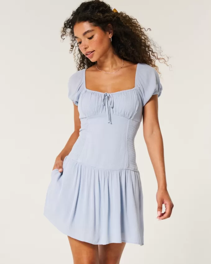 Hollister Sofia Drop Waist Skort Dress,Hollister Sofia Drop Waist Skort Dress