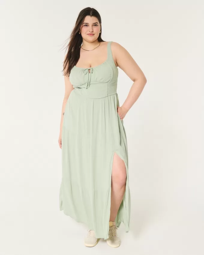 Hollister Sofia Side-Smocked Maxi Dress,Hollister Sofia Side-Smocked Maxi Dress Hollister Sofia Side-Smocked Maxi Dress,Hollister Sofia Side-Smocked Maxi Dress