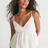 Lace Bust Babydoll Top,Lace Bust Babydoll Top