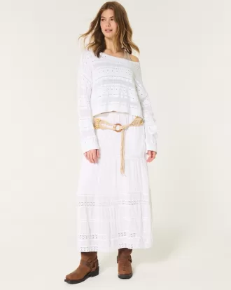 Lace Maxi Skirt,Lace Maxi Skirt