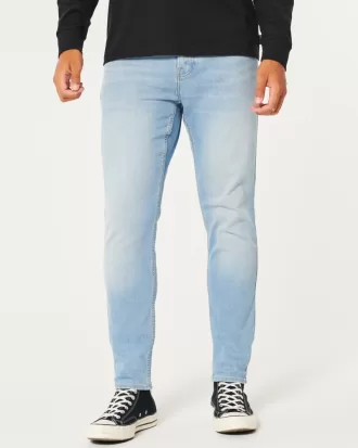 Light Wash Athletic Skinny Jeans,Light Wash Athletic Skinny Jeans