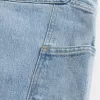 Light Wash Baggy Painter Jeans,Light Wash Baggy Painter Jeans