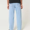 Light Wash Loose Jeans,Light Wash Loose Jeans