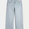 Light Wash Playing Cards Graphic Super Baggy Jeans,Light Wash Playing Cards Graphic Super Baggy Jeans