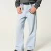Light Wash Playing Cards Graphic Super Baggy Jeans,Light Wash Playing Cards Graphic Super Baggy Jeans