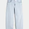 Light Wash Shoelace Baggy Skater Jeans,Light Wash Shoelace Baggy Skater Jeans