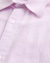 Linen-Blend Button-Through Shirt,Linen-Blend Button-Through Shirt