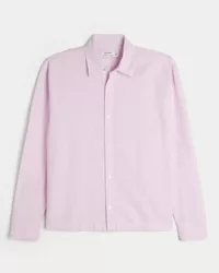 Linen-Blend Button-Through Shirt,Linen-Blend Button-Through Shirt