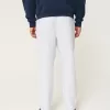 Linen-Blend Loose Pull-On Pants,Linen-Blend Loose Pull-On Pants