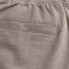 Linen-Blend Loose Pull-On Pants,Linen-Blend Loose Pull-On Pants