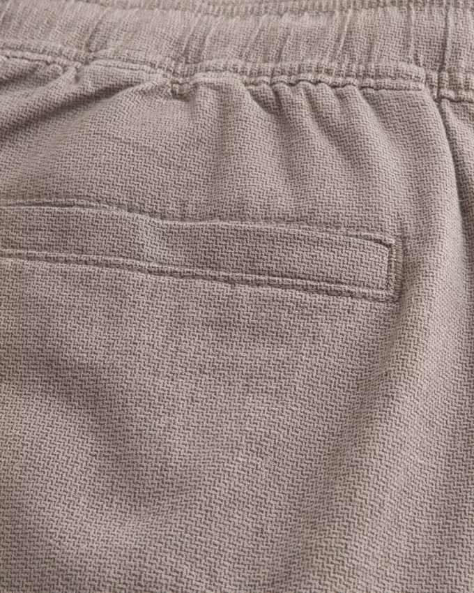 Linen-Blend Loose Pull-On Pants,Linen-Blend Loose Pull-On Pants