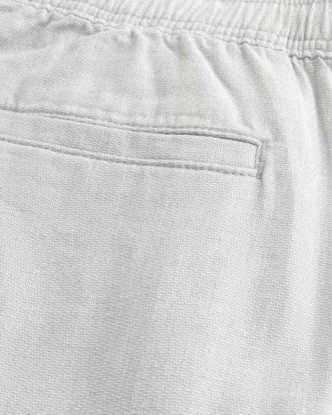 Linen-Blend Loose Pull-On Pants,Linen-Blend Loose Pull-On Pants