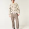 Linen-Blend Loose Pull-On Pants,Linen-Blend Loose Pull-On Pants