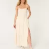 Linen Blend Maxi Dress,Linen Blend Maxi Dress
