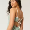 Linen-Blend Open-Back Slip Midi Dress,Linen-Blend Open-Back Slip Midi Dress