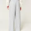 Linen-Blend Pull-On Baggy Pants,Linen-Blend Pull-On Baggy Pants