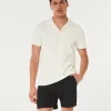 Linen-Blend Pull-On Shorts 7″,Linen-Blend Pull-On Shorts 7″
