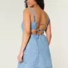 Linen-Blend Structured Mini Dress,Linen-Blend Structured Mini Dress Linen-Blend Structured Mini Dress,Linen-Blend Structured Mini Dress