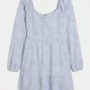 Long-Sleeve Cinch Bust Mini Dress,Long-Sleeve Cinch Bust Mini Dress Long-Sleeve Cinch Bust Mini Dress,Long-Sleeve Cinch Bust Mini Dress