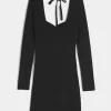 Long-Sleeve Cinch Bust Open-Back Sweater Dress,Long-Sleeve Cinch Bust Open-Back Sweater Dress Long-Sleeve Cinch Bust Open-Back Sweater Dress,Long-Sleeve Cinch Bust Open-Back Sweater Dress
