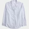Long-Sleeve Flannel Pajama Top,Long-Sleeve Flannel Pajama Top