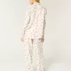 Long-Sleeve Pajama Shirt & Pants Set,Long-Sleeve Pajama Shirt & Pants Set
