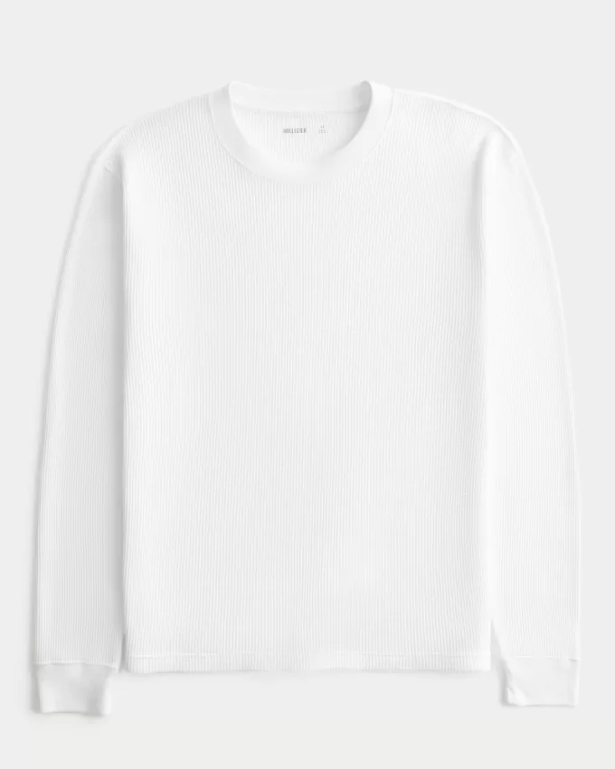Long-Sleeve Thermal Crew T-Shirt,Long-Sleeve Thermal Crew T-Shirt