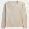 Long-Sleeve Thermal Crew T-Shirt,Long-Sleeve Thermal Crew T-Shirt