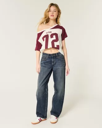 Low Rise Dark Wash Barrel Jeans,Low Rise Dark Wash Barrel Jeans Low Rise Dark Wash Barrel Jeans,Low Rise Dark Wash Barrel Jeans