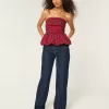 Low-Rise Dark Wash Loose Jeans,Low-Rise Dark Wash Loose Jeans
