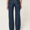 Low-Rise Dark Wash Loose Jeans,Low-Rise Dark Wash Loose Jeans
