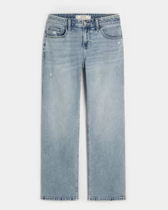 Low-Rise Distressed Medium Wash Relaxed Straight Jeans,Low-Rise Distressed Medium Wash Relaxed Straight Jeans Low-Rise Distressed Medium Wash Relaxed Straight Jeans,Low-Rise Distressed Medium Wash Relaxed Straight Jeans
