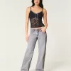 Low-Rise Grey Baggy Jeans,Low-Rise Grey Baggy Jeans