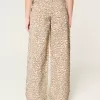 Low-Rise Leopard Print Super Baggy Jeans,Low-Rise Leopard Print Super Baggy Jeans