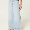 Low-Rise Light Wash Lace Stripe Super Baggy Jeans,Low-Rise Light Wash Lace Stripe Super Baggy Jeans Low-Rise Light Wash Lace Stripe Super Baggy Jeans,Low-Rise Light Wash Lace Stripe Super Baggy Jeans