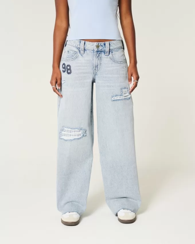 Low-Rise Light Wash Patchwork Super Baggy Jeans,Low-Rise Light Wash Patchwork Super Baggy Jeans Low-Rise Light Wash Patchwork Super Baggy Jeans,Low-Rise Light Wash Patchwork Super Baggy Jeans