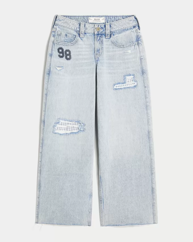 Low-Rise Light Wash Patchwork Super Baggy Jeans,Low-Rise Light Wash Patchwork Super Baggy Jeans Low-Rise Light Wash Patchwork Super Baggy Jeans,Low-Rise Light Wash Patchwork Super Baggy Jeans