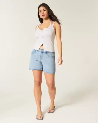 Low-Rise Medium Wash Baggy Denim Shorts 5″,Low-Rise Medium Wash Baggy Denim Shorts 5″ Low-Rise Medium Wash Baggy Denim Shorts 5″,Low-Rise Medium Wash Baggy Denim Shorts 5″