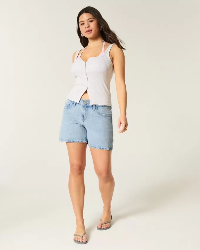 Low-Rise Medium Wash Baggy Denim Shorts 5″,Low-Rise Medium Wash Baggy Denim Shorts 5″ Low-Rise Medium Wash Baggy Denim Shorts 5″,Low-Rise Medium Wash Baggy Denim Shorts 5″