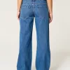 Low-Rise Medium Wash Baggy Jeans,Low-Rise Medium Wash Baggy Jeans