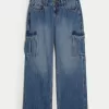 Low-Rise Medium Wash Cargo Baggy Jeans,Low-Rise Medium Wash Cargo Baggy Jeans Low-Rise Medium Wash Cargo Baggy Jeans,Low-Rise Medium Wash Cargo Baggy Jeans